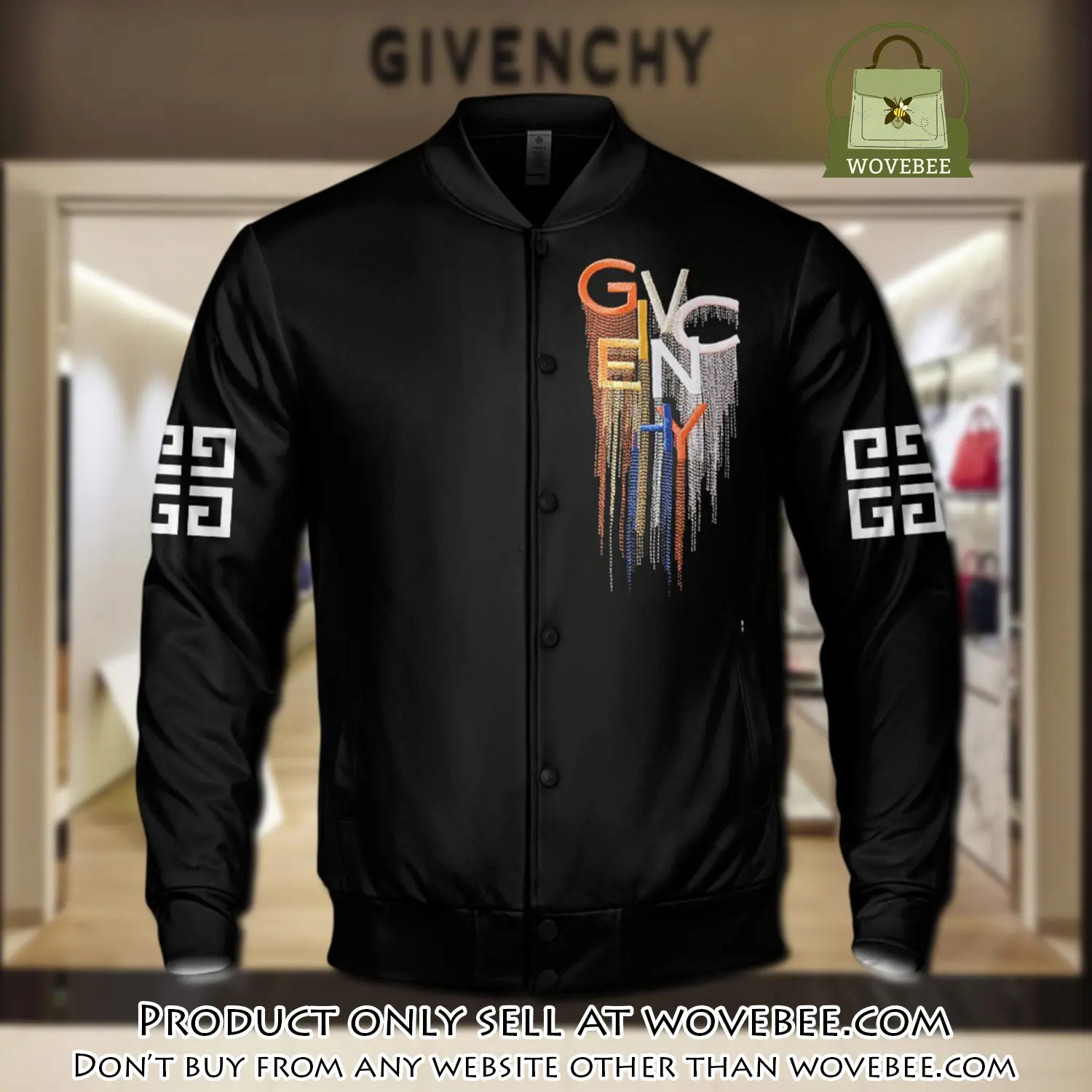 Luxury givenchy varsity premium baseball jacket bjv1054 wvb0750356